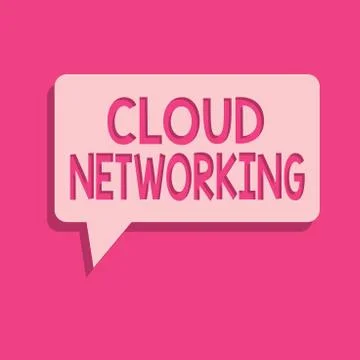 Word writing text Cloud Networking. Business concept for is term describing イラスト素材