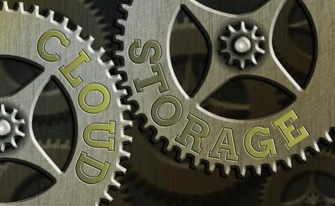 Word writing text Cloud Storage. Business concept for computing connect devices Stock Illustration