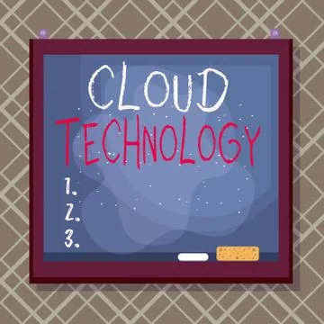 Word writing text Cloud Technology. Business concept for on deanalysisd Stock Illustration