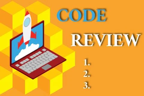 Word writing text Code Review. Business concept for single most effective 스톡 일러스트