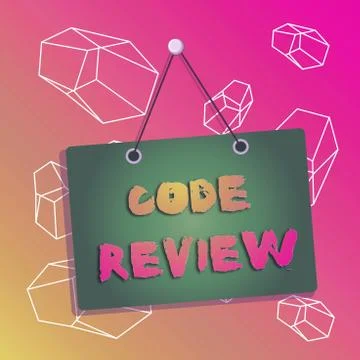 Word writing text Code Review. Business concept for single most effective Stock Illustration