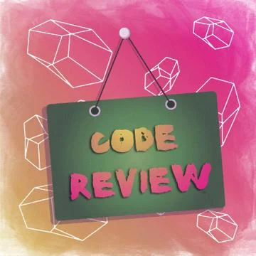 Word writing text Code Review. Business concept for single most effective Illustration