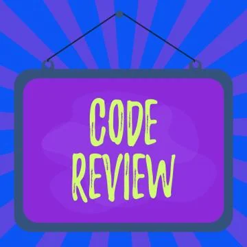 Word writing text Code Review. Business concept for single most effective イラスト素材