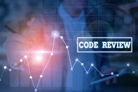 Word writing text Code Review. Business concept for single most effective Stock Photos