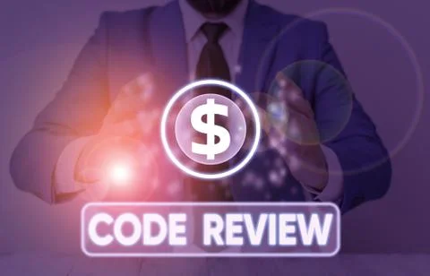Word writing text Code Review. Business concept for single most effective Stock Photos