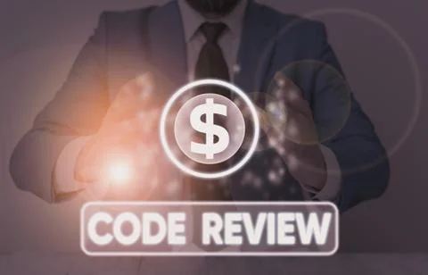 Word writing text Code Review. Business concept for single most effective Stock Photos