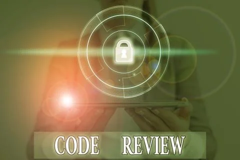 Word writing text Code Review. Business concept for single most effective 写真素材