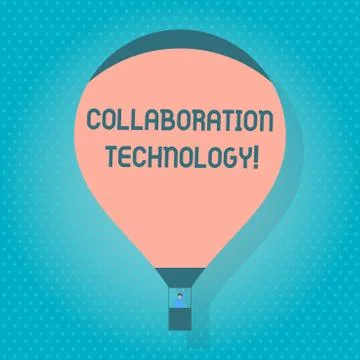 Word writing text Collaboration Technology. Business concept for joint effort Stock Illustration