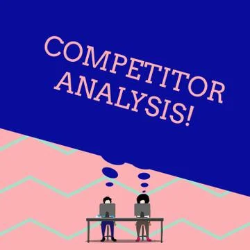 Word writing text Competitor Analysis. Business concept for Determine the Stock Illustration