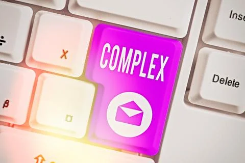 Word writing text Complex. Business concept for the significant ideas that are Foto stock