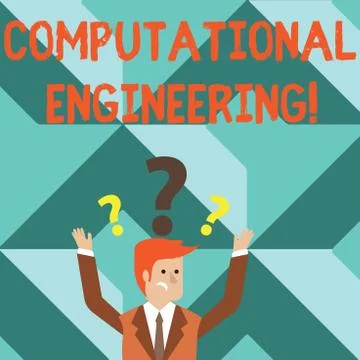 Word writing text Computational Engineering. Business concept for development 스톡 일러스트