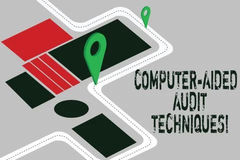 Word writing text Computer Aided Audit Techniques. Business concept for Using イラスト素材