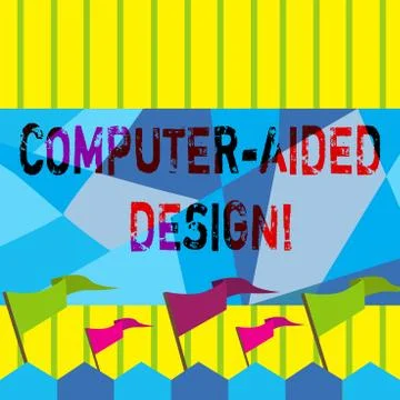 Word writing text Computer Aided Design. Business concept for CAD industrial イラスト素材