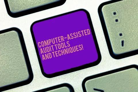 Word writing text Computer Assisted Audit Tools And Techniques. Business concept 스톡 사진