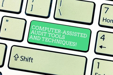 Word writing text Computer Assisted Audit Tools And Techniques. Business concept Stockfoto's