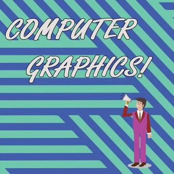 Word writing text Computer Graphics. Business concept for visual representations イラスト素材