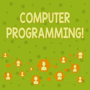 Word writing text Computer Programming. Business concept for process that 스톡 일러스트