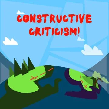 Word writing text Constructive Criticism. Business concept for process of off Stock Illustration