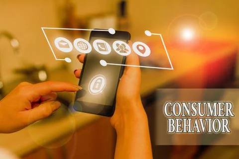 Word writing text Consumer Behavior. Business concept for study of how Stock Photos