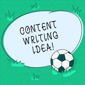 Word writing text Content Writing Idea. Business concept for Concepts on writing Stock Illustration