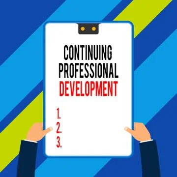 Word writing text Continuing Professional Development. Business concept for イラスト素材