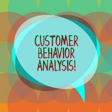 Word writing text Customer Behavior Analysis. Business concept for buying Stock Illustration