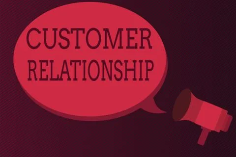 Word writing text Customer Relationship. Business concept for Deal and Intera Illustrazione stock