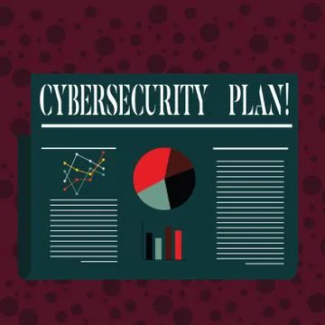 Word writing text Cybersecurity Plan. Business concept for Techniques of 스톡 일러스트