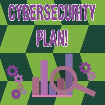Word writing text Cybersecurity Plan. Business concept for Techniques of 스톡 일러스트