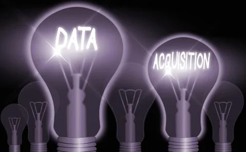 Word writing text Data Acquisition. Business concept for way to obtain イラスト素材