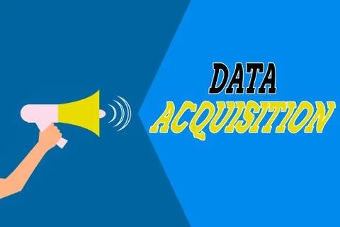 Word writing text Data Acquisition. Business concept for way to obtain イラスト素材