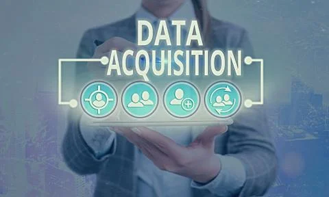 Word writing text Data Acquisition. Business concept for way to obtain 写真素材