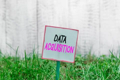 Word writing text Data Acquisition. Business concept for way to obtain Stockfoto's