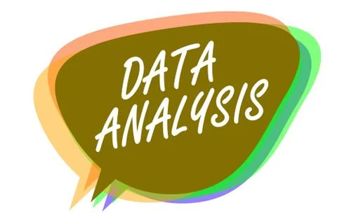 Word writing text Data Analysis. Business concept for Translate numbers to Stock Illustration