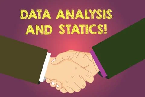 Word writing text Data Analysis And Statics. Business concept for Chart graph Stock Illustration