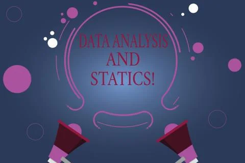 Word writing text Data Analysis And Statics. Business concept for Chart graph Stock Illustration