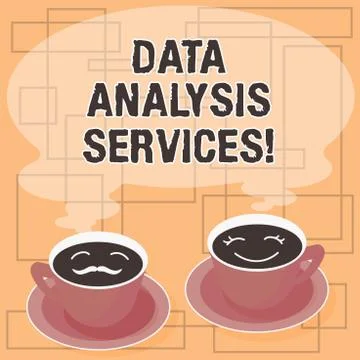 Word writing text Data Analysis Services. Business concept for an analytical Illustrazione stock