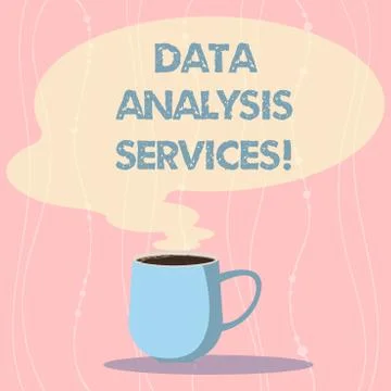 Word writing text Data Analysis Services. Business concept for an analytical Illustrazione stock