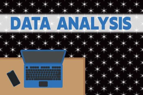 Word writing text Data Analysis. Business concept for Translate numbers to Stock Illustration