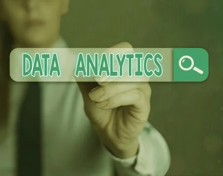 Word writing text Data Analytics. Business concept for process of examining data 스톡 사진
