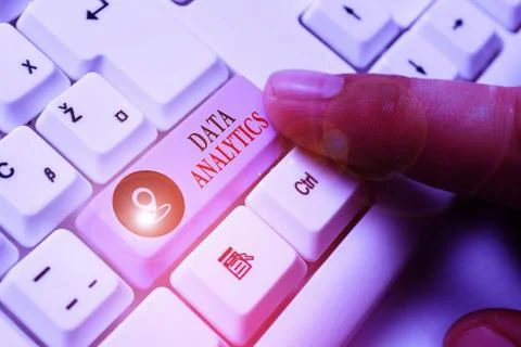 Word writing text Data Analytics. Business concept for process of examining data Stock Photos