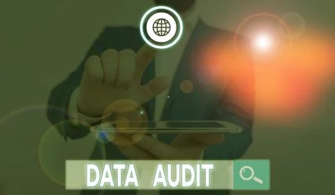 Word writing text Data Audit. Business concept for auditing of data to assess 스톡 사진