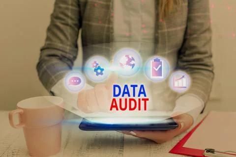 Word writing text Data Audit. Business concept for auditing of data to assess 写真素材