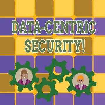 Word writing text Data Centric Security. Business concept for Identify and イラスト素材