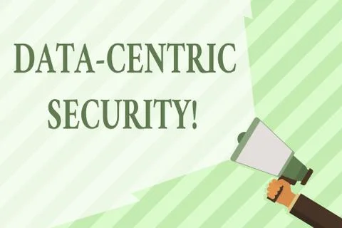 Word writing text Data Centric Security. Business concept for Identify and イラスト素材