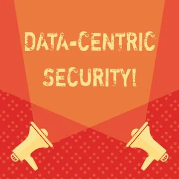 Word writing text Data Centric Security. Business concept for Identify and イラスト素材