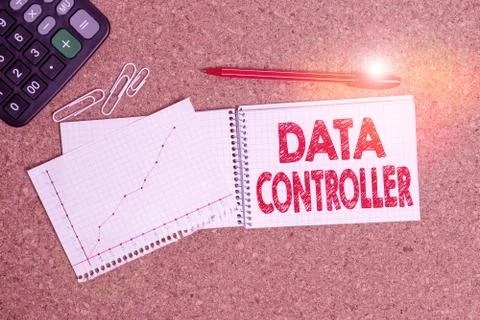 Word writing text Data Controller. Business concept for demonstrating who Stockfoto's