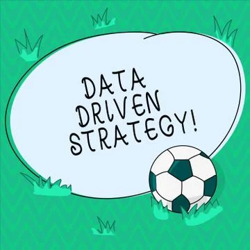 Word writing text Data Driven Strategy. Business concept for decisions based on 스톡 일러스트