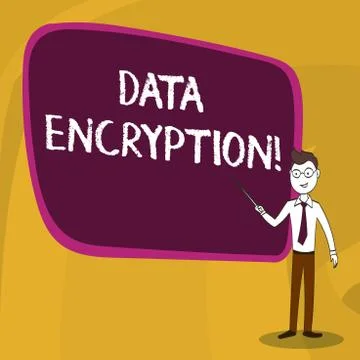 Word writing text Data Encryption. Business concept for another form code that 스톡 일러스트