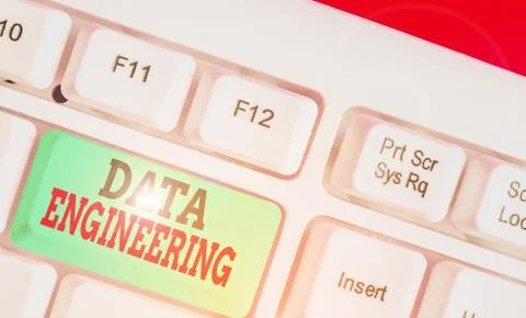 Word writing text Data Engineering. Business concept for data science that Stock Photos
